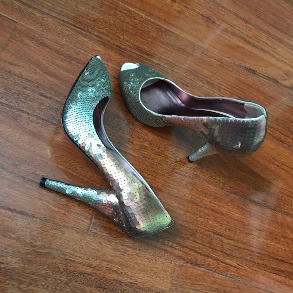miu miu pumps with sequins,Size:38 - Picture 2 of 8